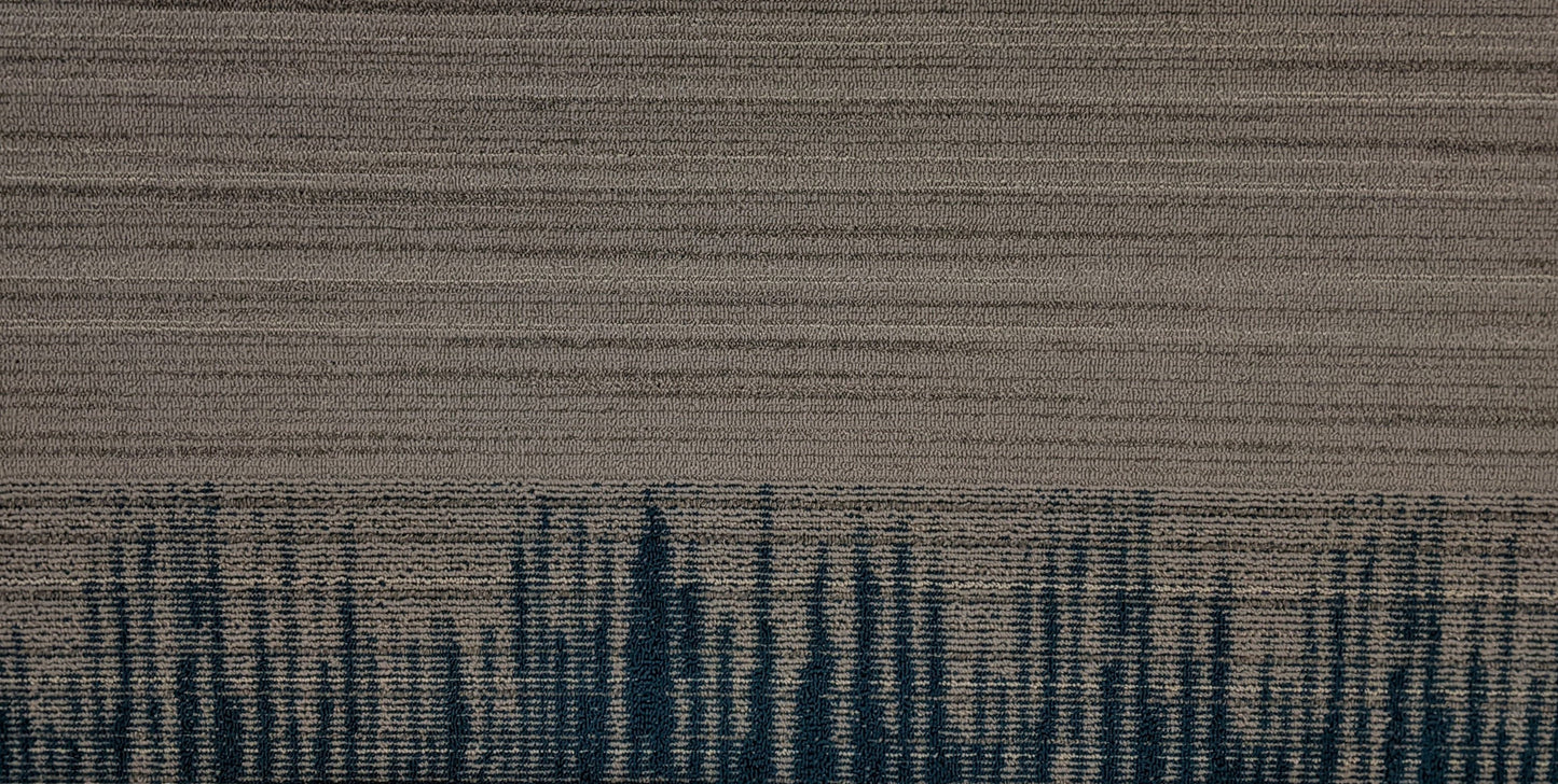 Shaw Silver Teal Carpet Tile-36"x 18"(10 Tiles/case, 45 sq. ft./case)