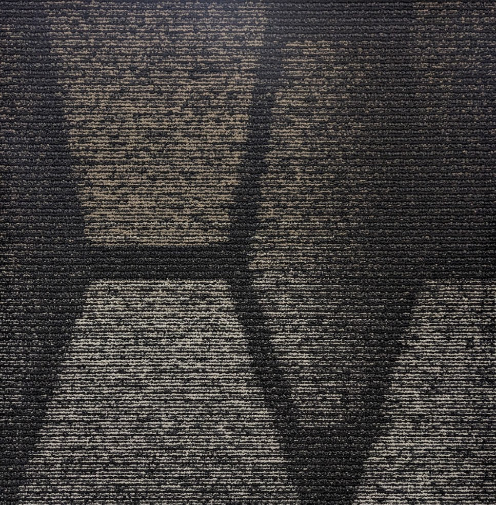 Shaw Taupe Med Grey Carpet Tile-24"x 24"(12 Tiles/case, 48 sq. ft./case)