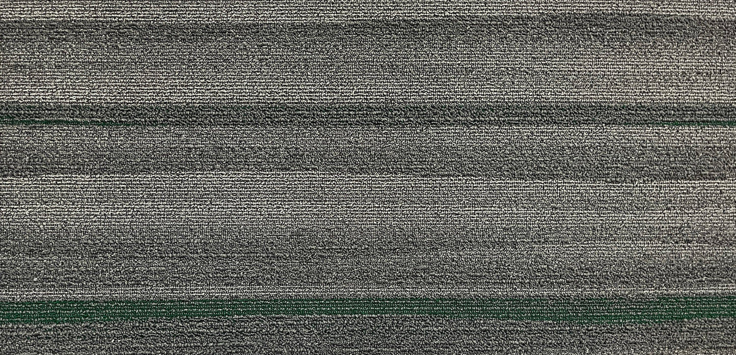 Shaw Dark Green/Grey Carpet Tile-36"x 18"(10 Tiles/case, 45 sq. ft./case)