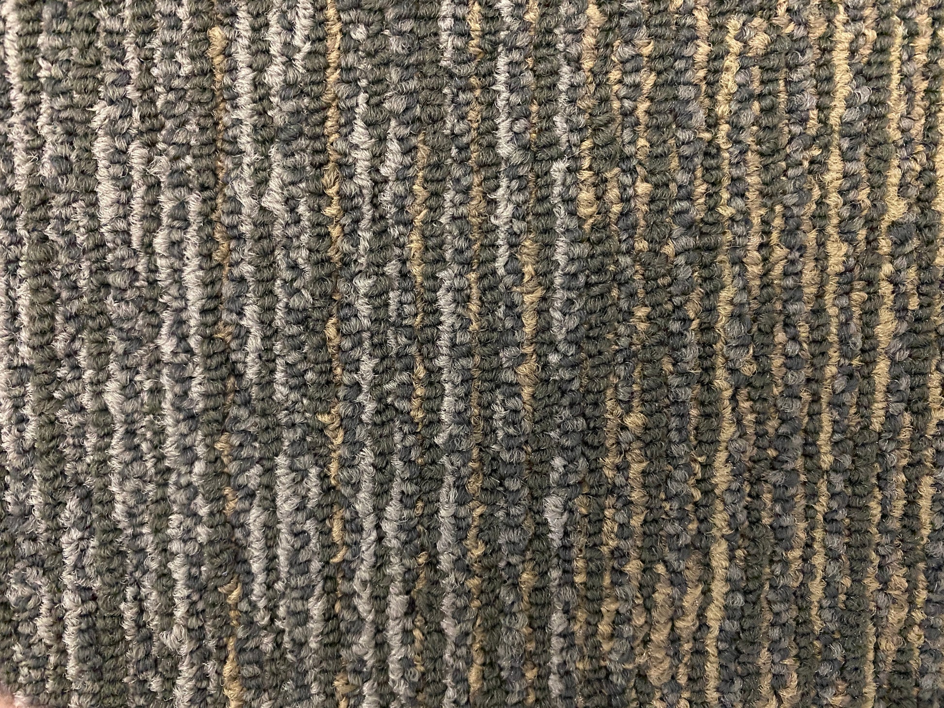 Texture de carreaux acoustiques carrés cannelés, gris Texture de carreaux acoustiques carrés cannelés, gris