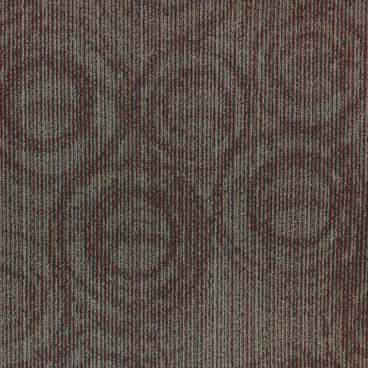 Shaw Rust Carpet Tile-24"x 24"(12 Tiles/case, 48 sq. ft./case)