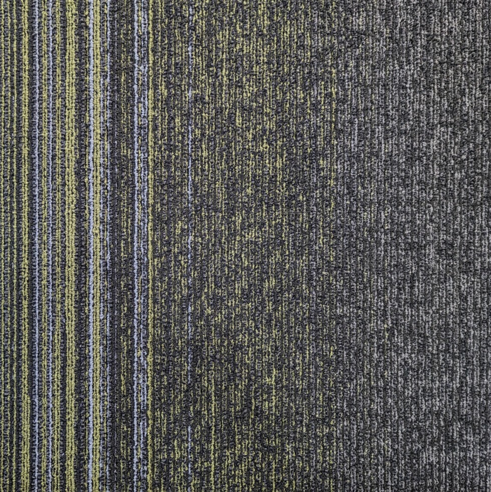 Shaw Grey-Green Carpet Tile-24"x 24"(12 Tiles/case, 48 sq. ft./case)