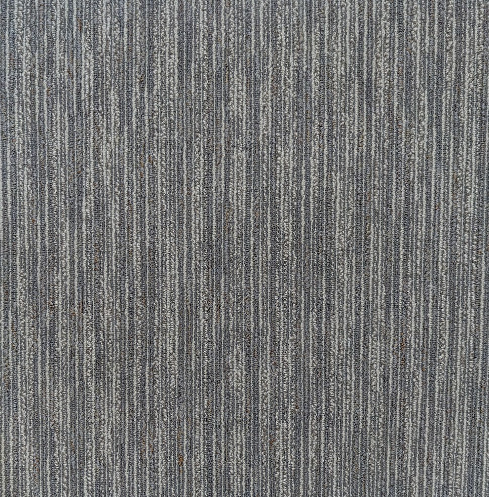 Shaw 00500 Light Grey Carpet Tile-24"x 24"(12 Tiles/case, 48 sq. ft./case)
